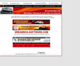 Dreamboxnet.info(Dreambox Links und Netzwerk) Screenshot