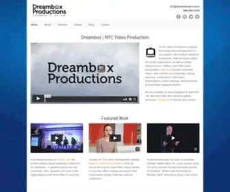 Dreamboxpro.com(NYC Video Production Company) Screenshot