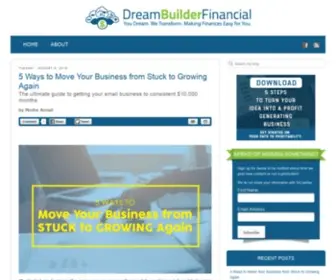 Dreambuilderfinancial.com(DreamBuilder Financial) Screenshot