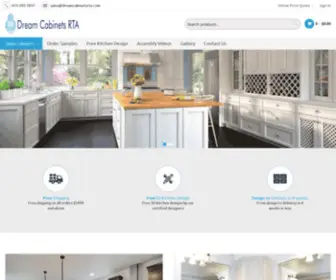 Dreamcabinetsrta.com(RTA Kitchen cabinets & Bathroom cabinets online wholesaler) Screenshot