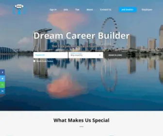 Dreamcareerbuilder.com(The Free Job Network in Southeast Asia) Screenshot