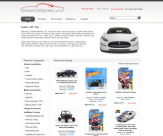 Dreamcarmodels.com(Miniature model cars) Screenshot