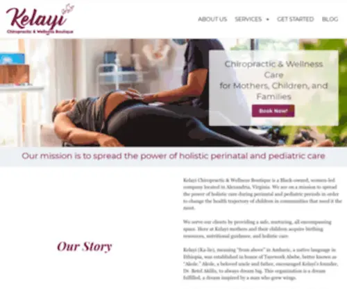 Dreamchiro.com(Kelayi Chiropractic & Wellness Boutique) Screenshot