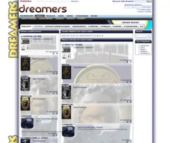 Dreamcomics.com(THE DREAMERS) Screenshot