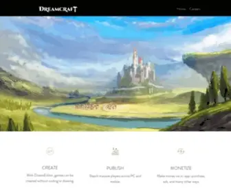 Dreamcraft.com(Tagline) Screenshot