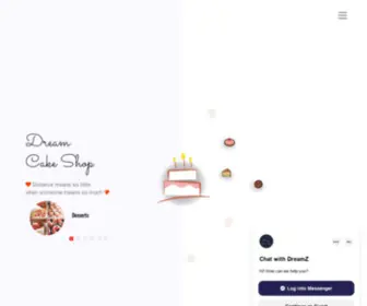 Dreamcshop.com(Dream Cake Shop) Screenshot