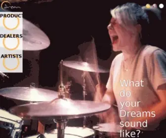 Dreamcymbals.com Screenshot