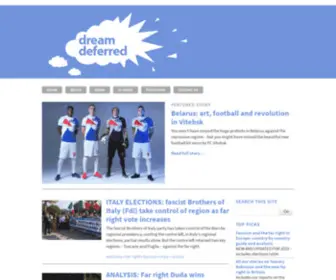 Dreamdeferred.org.uk(Dream Deferred) Screenshot