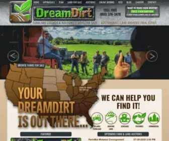 Dreamdirt.com(Iowa) Screenshot