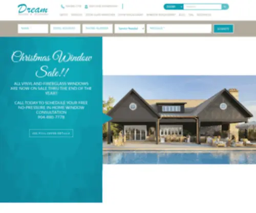 Dreamdoors.com(Dream Doors and Windows) Screenshot