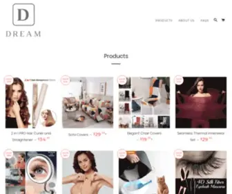 Dreameans.com(Create an Ecommerce Website and Sell Online) Screenshot