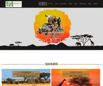 Dreamecosafari.com(Dream Eco Safari Feel Nature Live Adventures in Tanzania) Screenshot