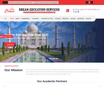 Dreameducation.co.in(Education Services) Screenshot