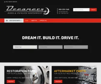 Dreamershotrods.com(Dreamers Rods & Customs) Screenshot