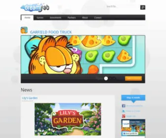 Dreamfab.com(We create mobile games) Screenshot