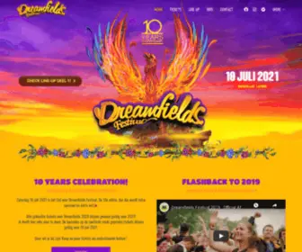 Dreamfields.nl(Dreamfields Festivalth of July) Screenshot