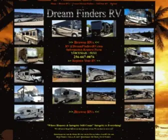 Dreamfindersrv.com(Dream Finders RVs) Screenshot