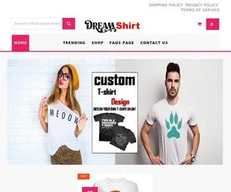 Dreamforshirt.com(Trend T Shirt Store Online) Screenshot