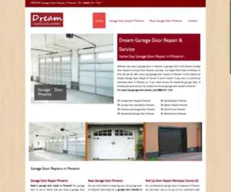 DreamGaragedoorsarizona.com(Garage Door Repair) Screenshot