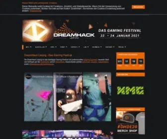 Dreamhack-Leipzig.de(Startseite) Screenshot