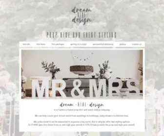 Dreamhiredesign.com(Wedding) Screenshot