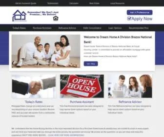 Dreamhomemortgage.com(Foreign National Loans) Screenshot