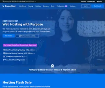 Dreamhost.com(Web Hosting) Screenshot