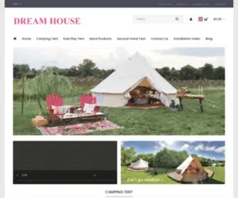 Dreamhouse-Tent.com(Domain misconfigured) Screenshot