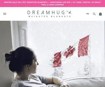 Dreamhug.ca(Buy High Quality Weighted Blankets in Canada) Screenshot