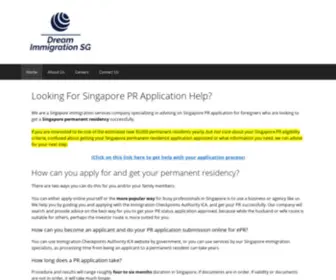 Dreamimmigrationsg.com(Dream Immigration SG) Screenshot