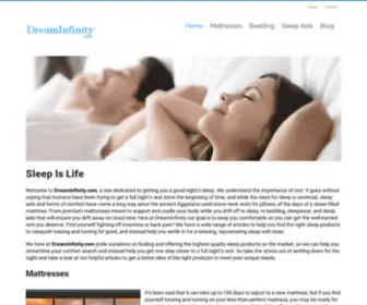 Dreaminfinity.com(Sleep Like Nature Intended) Screenshot