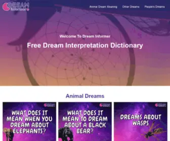 Dreaminformer.com(Dream informer) Screenshot