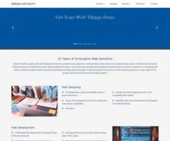 Dreaminfosoft.com(Since 2005 Dream Infosoft) Screenshot