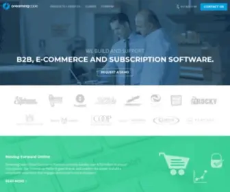 Dreamingcode.com(Boston B2B eCommerce Software Platform) Screenshot