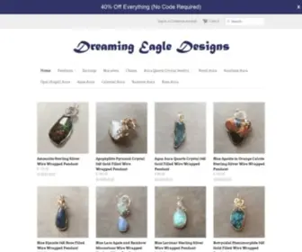 Dreamingeagledesigns.com(Create an Ecommerce Website and Sell Online) Screenshot