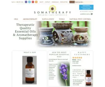 Dreamingearth.com(Quality Essential Oils & Aromatherapy Supplies) Screenshot