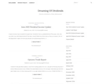 Dreamingofdividends.com(Passive Income for Early Retirement) Screenshot