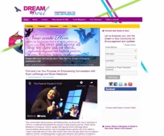 Dreaminsoul.com(Creativity for the Kingdom) Screenshot