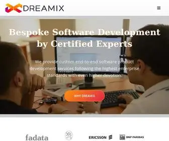 Dreamix.eu(Bespoke Software Development Company) Screenshot