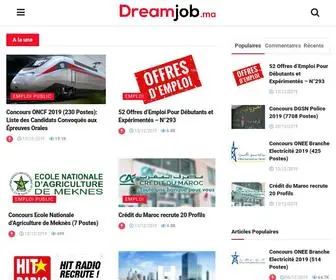 Dreamjob.ma(Emploi Recrutement et Alwadifa au Maroc) Screenshot
