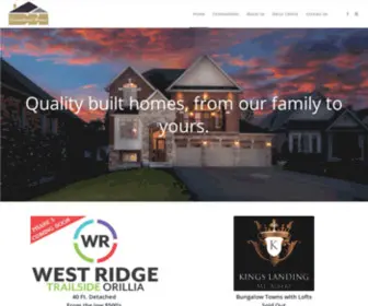 Dreamlandhomes.ca(Quality built new homes in York Region) Screenshot