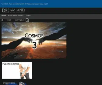 Dreamlandmagic.com(Magic Shop) Screenshot