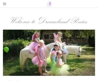 Dreamlandponies.com(Dreamland Ponies) Screenshot