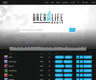 Dreamlifebeats.com(Dreamlife Beats) Screenshot