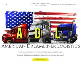 Dreamlinerlogistics.com(Dispatching Service) Screenshot