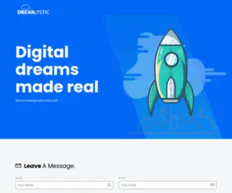 Dreamlystic.com(Digital dreams made real) Screenshot