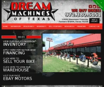 Dreammachinesoftexas.com(Dream Machines of Texas) Screenshot