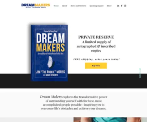 Dreammakersbook.com(Dream Makers Book) Screenshot