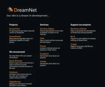 Dreamnet.tech(Dit domein kan te koop zijn) Screenshot