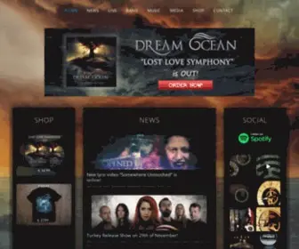 Dreamocean.net(Dream Ocean Official Website) Screenshot